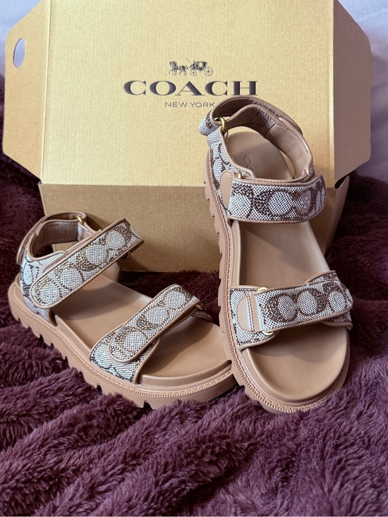 Coach Shoes - Coach Women’s Jacquard Crystal Sandals